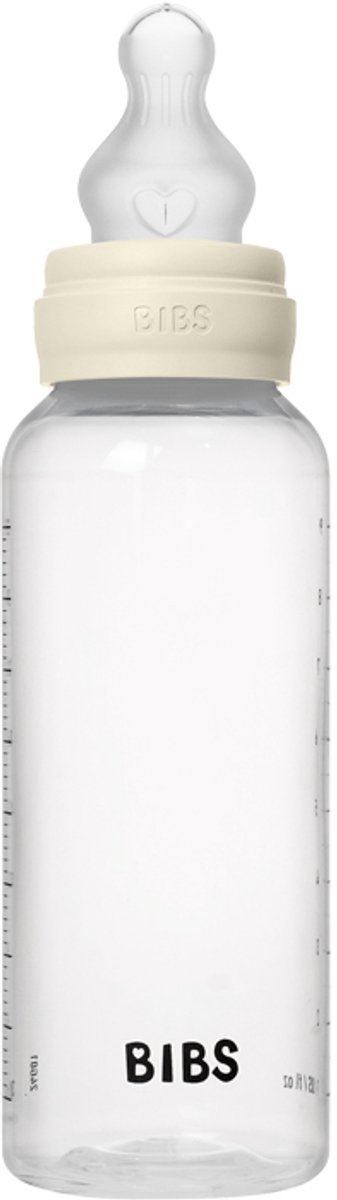 Bibs Fles - Medium Flow - 270 ml -Silicone - Ivory van BIBS — afbeelding 3
