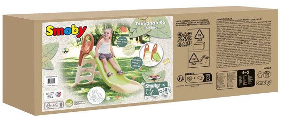 Smoby - Smoby Life -Glijbaan KS - Peuter - voor buiten - met wateraansluiting - vanaf 2 jaar — afbeelding 9
