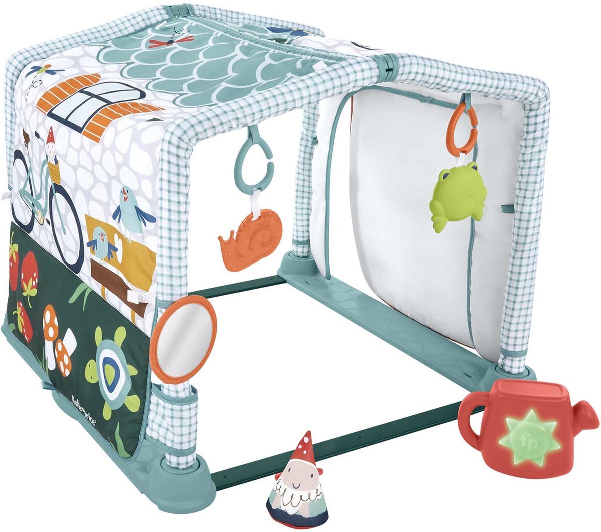 Fisher-Price 3-in-1 Kruipen en Spelen Activirteitenspeelmat - Babygym