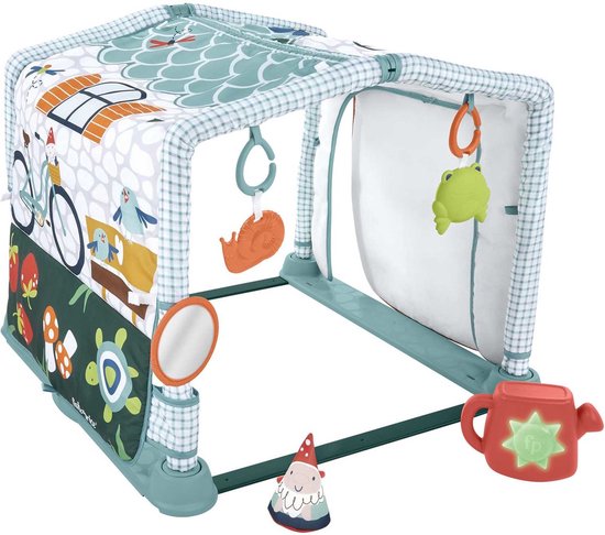 Fisher-Price 3-in-1 Kruipen en Spelen Activirteitenspeelmat - Babygym Baby Speelgoed