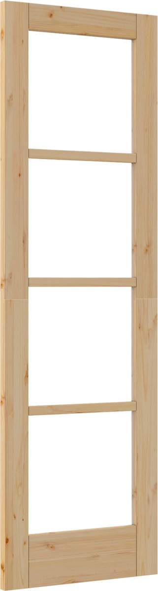 vidaXL - Interne - Deur - ORKDAL - Bruin - 61 - x - 198,5 - cm