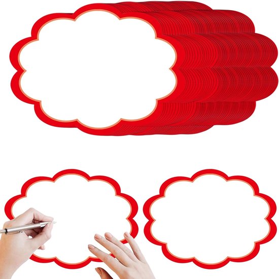 50 stuks moderatiekaarten, wolk, leerkaarten, wolken, moderatiekaarten