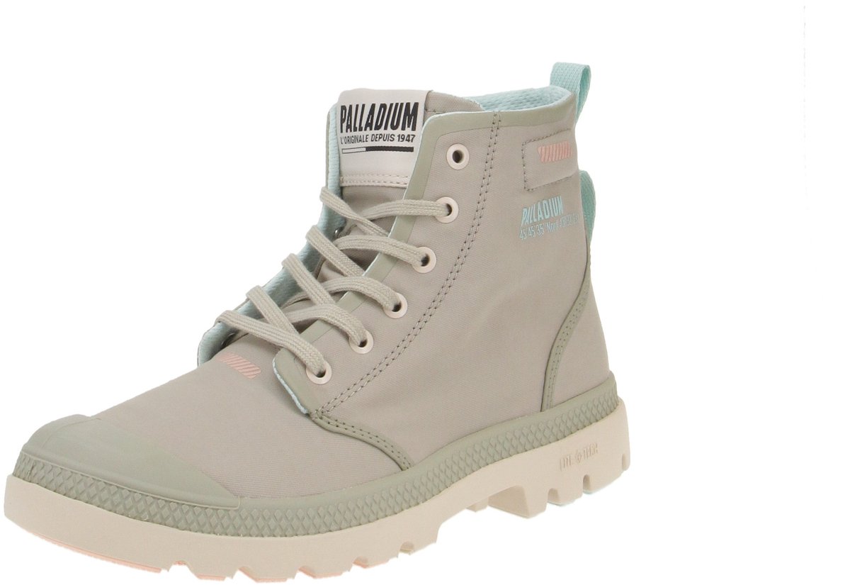 Palladium 79102-271-M Pampa Lite Hi Damesschoenen Abbey-Stone Grijs
