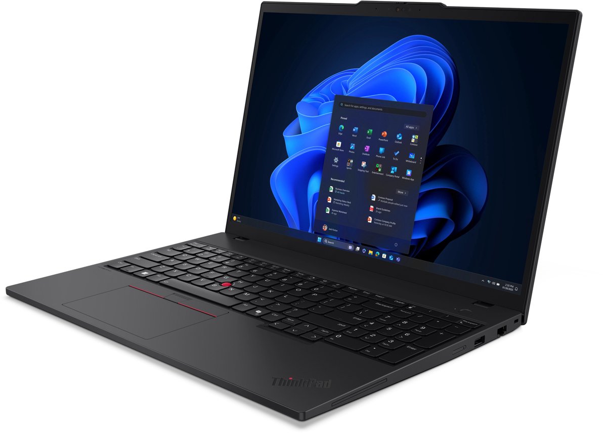 Lenovo ThinkPad T16 Gen 4 (Intel) - Zakelijke Laptop - 16 inch - Core Ultra 7 - 32GB/1000GB thumbnail 4
