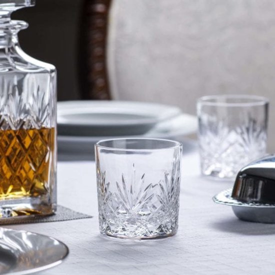 Set de 4 verres à whisky Glencairn exclusifs | Série Skye | 24% cristal au plomb | Handgemaakt en Ecosse | Emballage cadeau