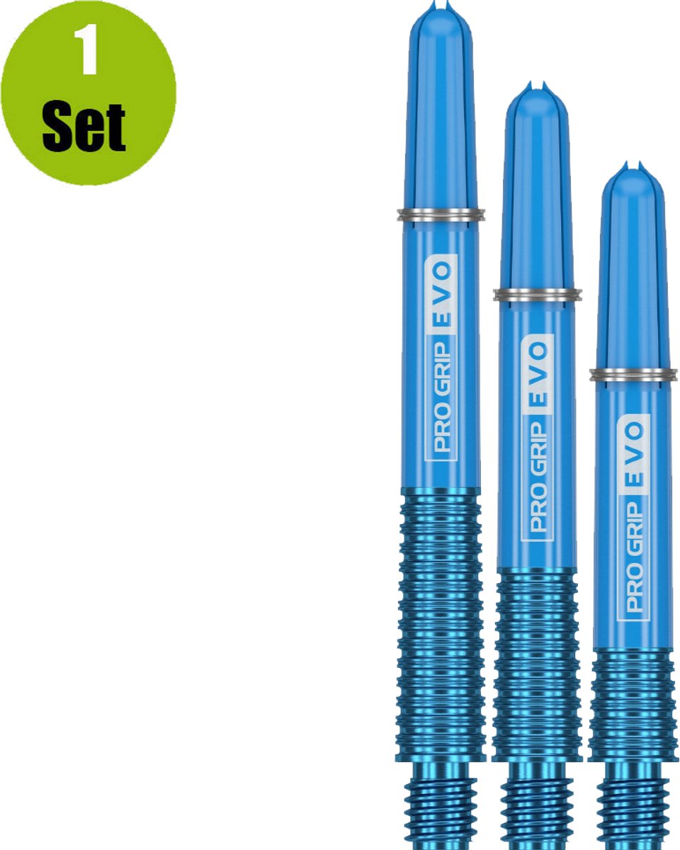 Target Pro Grip Evo Al Blue - Dart Shafts Short