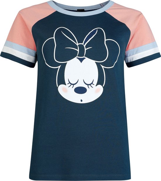 Mickey Mouse Minnie Maus Dames T-shirt - meerkleurig - M