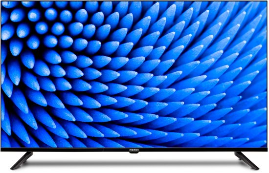 MEDION 100,3 cm (40 inch) Full HD-tv (drievoudige tunerontvanger DVB-T2 DVB-C DVB-S2, 2 x HDMI, USB, slaaptimer, mediaspeler, VESA, CI+, MD 840000)