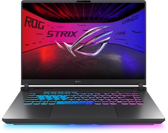 ASUS ROG Strix G16 G615LR-S5269W Intel Core Ultra 9 275HX Laptop 40,6 cm (16") WQXGA 32 GB DDR5-SDRAM 2 TB SSD NVIDIA GeForce RTX 5070 Ti Wi-Fi 7 (802.11be) Windows 11 Home Nederlands Zwart, Groen, Grijs
