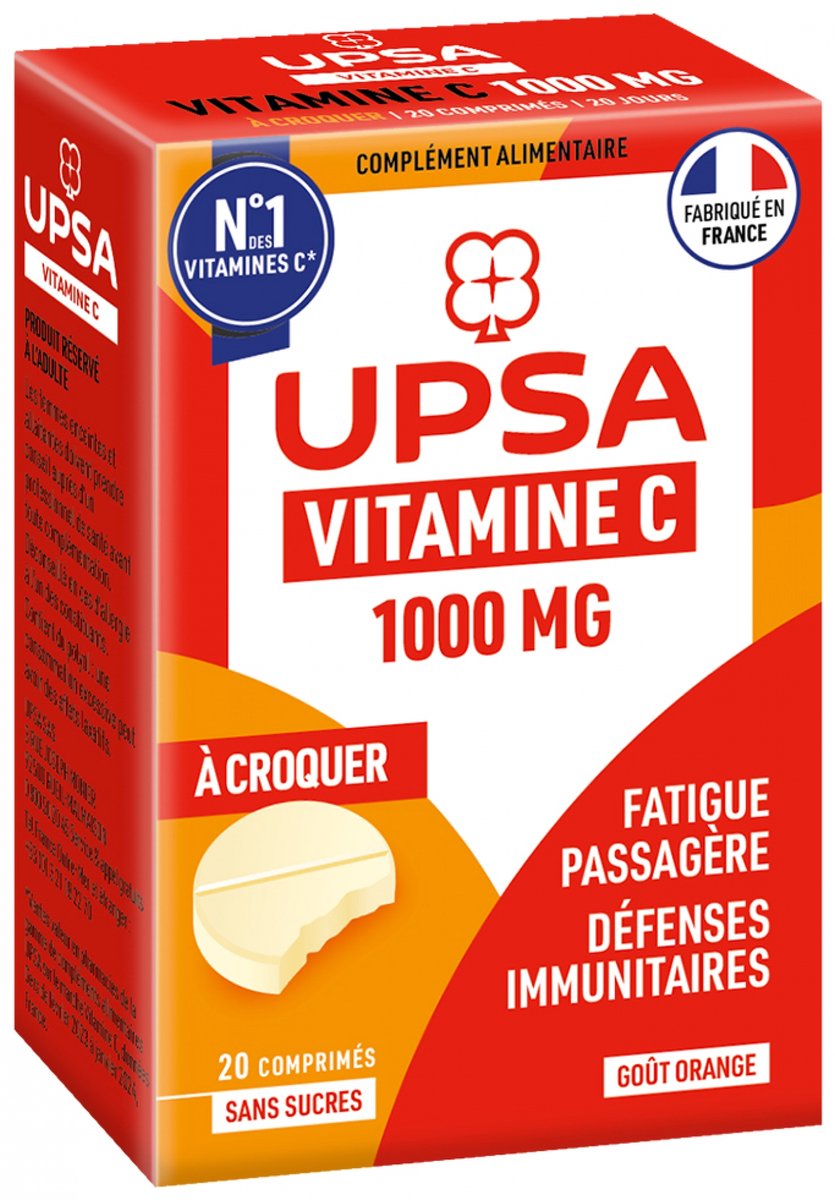 UPSA Vitamine C 1000 mg 20 Kauwtabletten