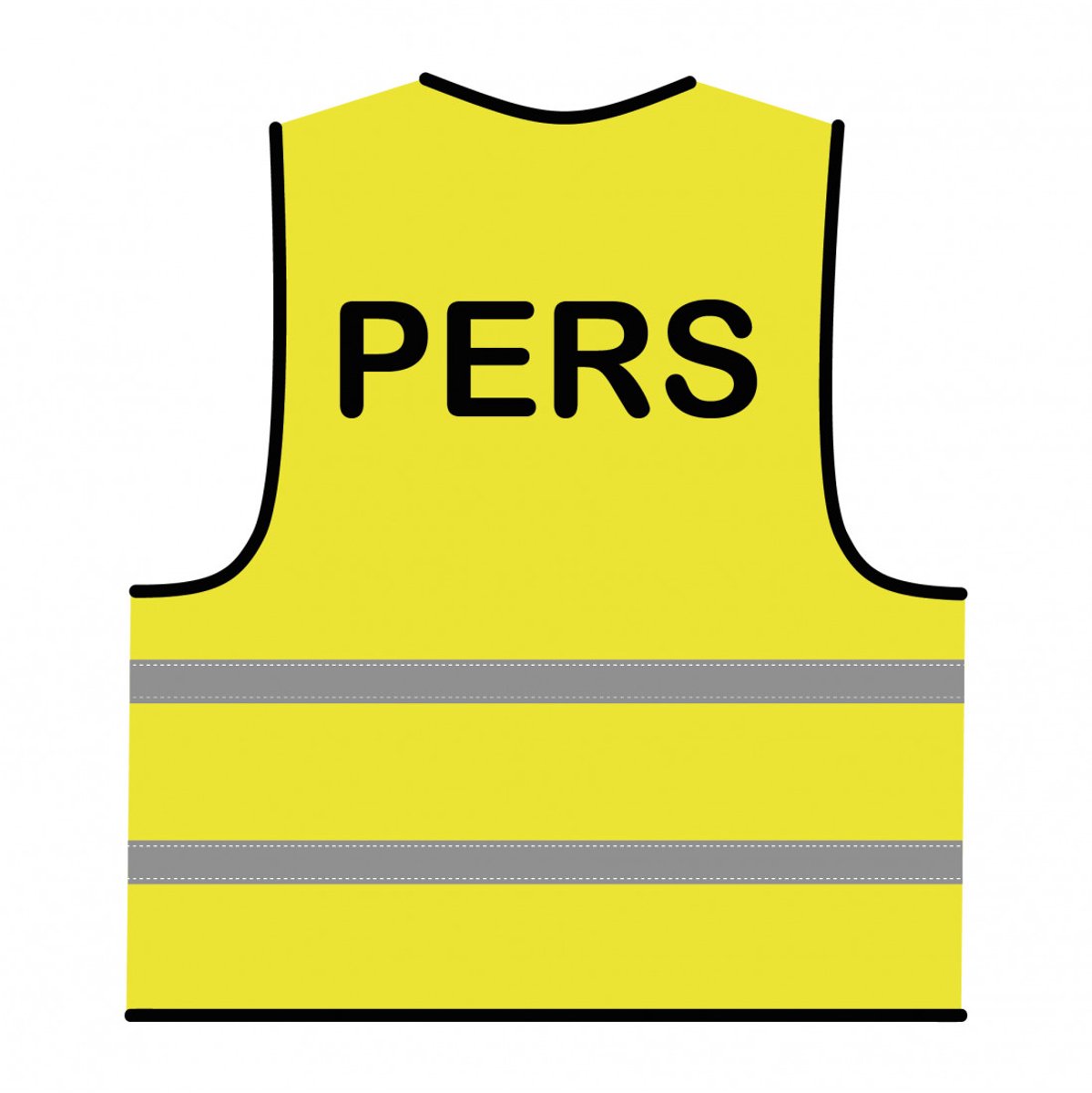 Pers hesje geel