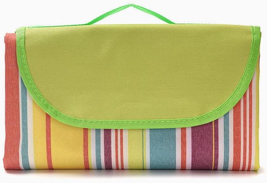 Waterdicht picknickkleed 200 x 200 cm - Ideaal voor lentecamping en picknicken (kleur)