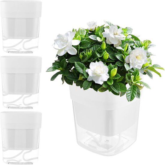 QWORK Hydroponics Tower Kit 8 Layers 40 Holes Plant