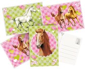 Paarden Uitnodigingen Party 6 stuks