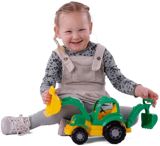 Cavallino Toys Cavallino Klassieke Graafmachine Tractor, 37cm van Cavallino Toys — afbeelding 3