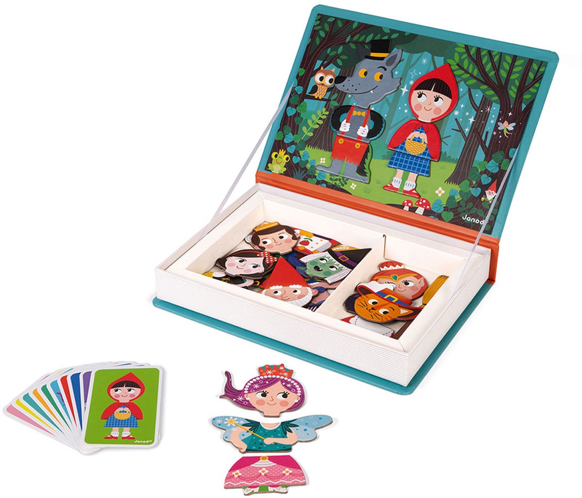 Janod - Magnetibook - Sprookjes - Magneetboek Speelset — afbeelding 7