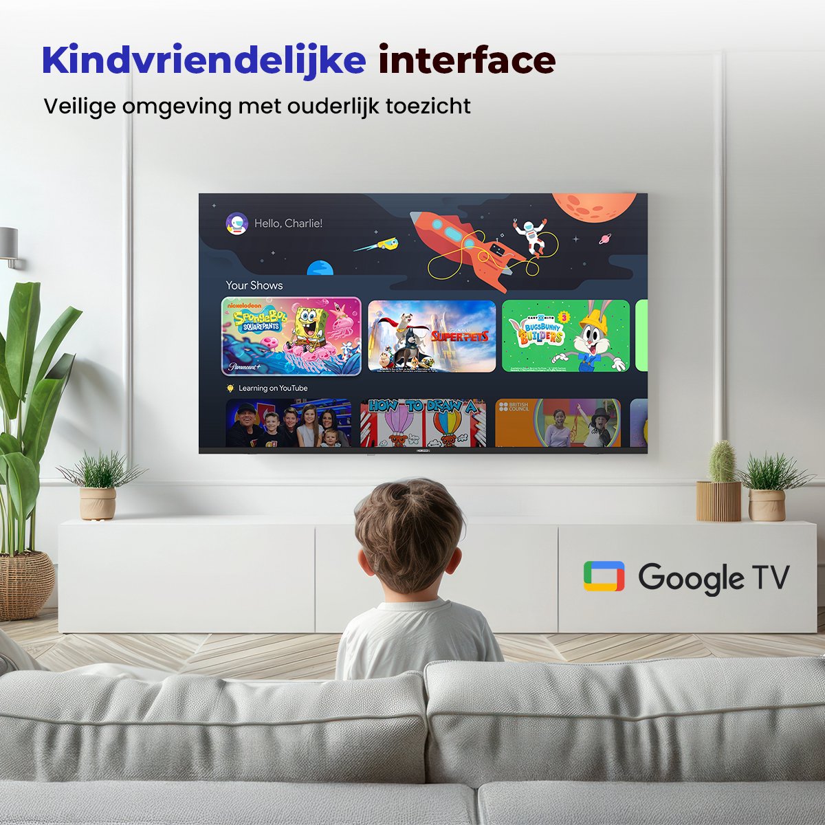 Horizon QLED 55 inch Smart TV 4K Ultra HD - afbeelding 3