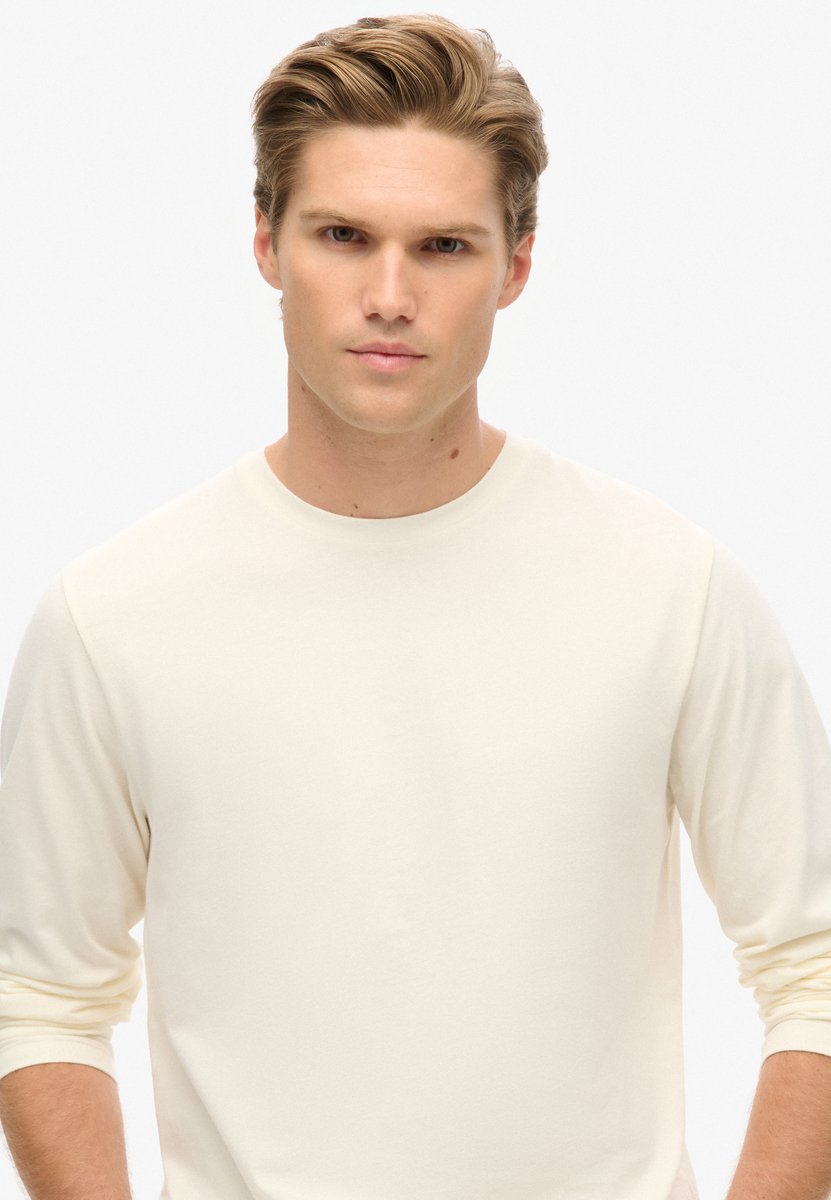 Superdry Classic Essential top Heren Tops Wit