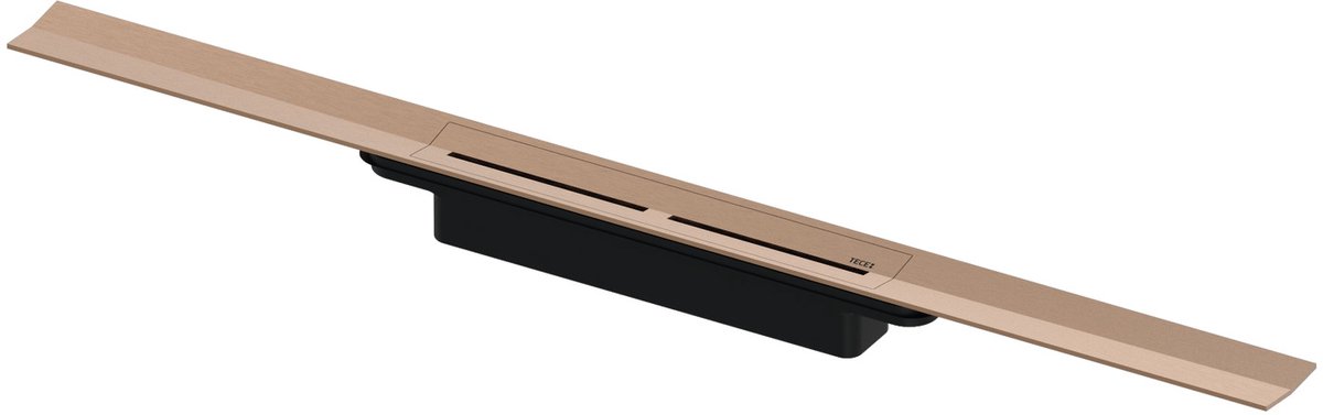 Tece TECEdrainprofile - Doucheprofiel 100 cm, geborsteld rood goud 671003