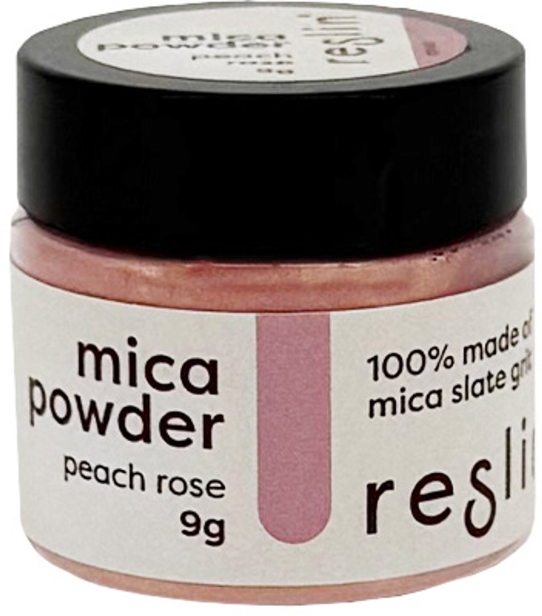 Reslin mica poeder 9gr perzikroos
