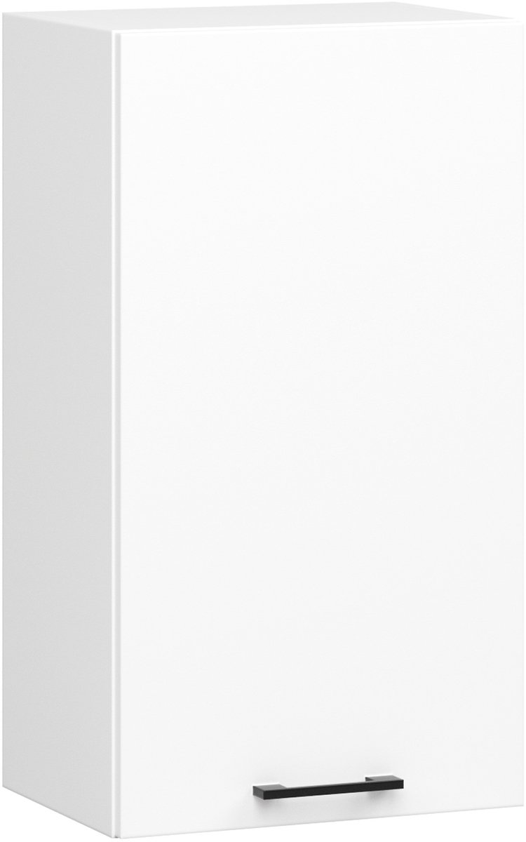 Keukenkast modulaire OLIWIA W40 met 1 Deur / Hangkast / Bovenkast / AKORD Furniture Factory / Wit / 40 x 72 x 30 cm
