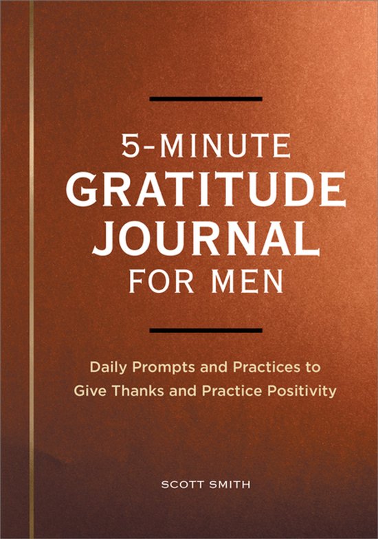 5-Minute Gratitude Journal for Men - cover