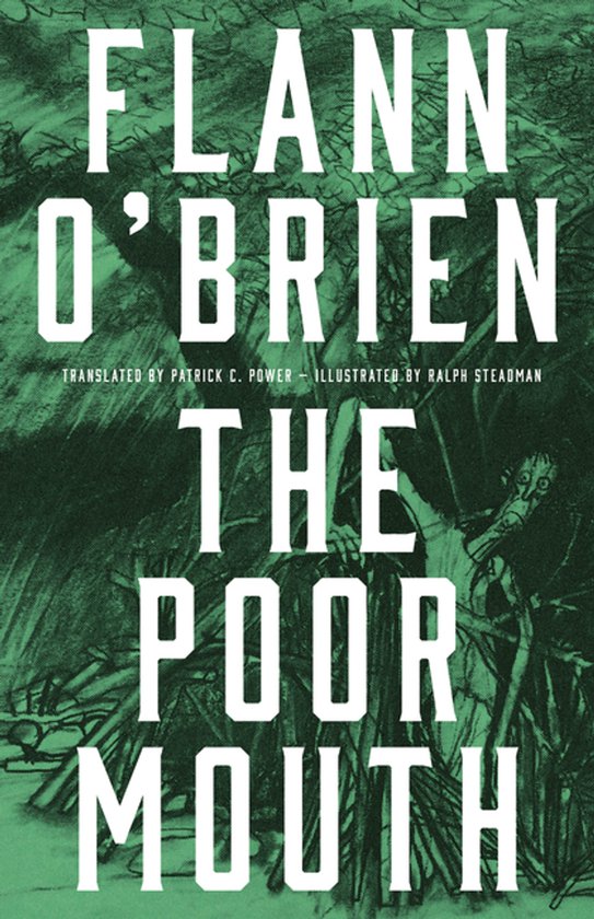 Livre 'The Poor Mouth' de Flann O'Brien, illustré par Ralph Steadman.