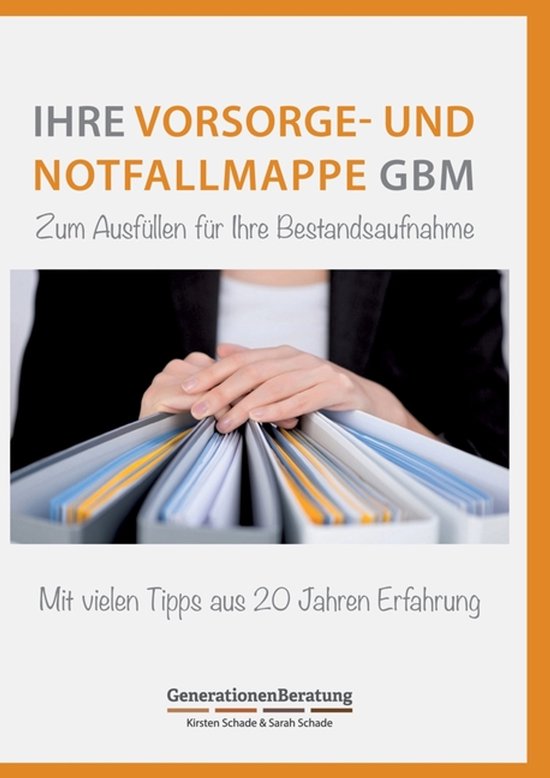 Vorsorge- und Notfallmappe GBM - cover