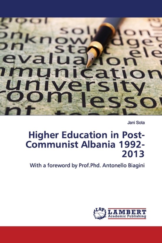 Higher Education in Post-Communist Albania 1992-2013 - cover