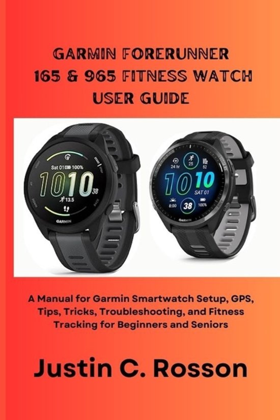 Garmin Forerunner 165 & 965 Fitness Watch User Guide - cover
