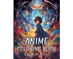 Anime Coloring Book