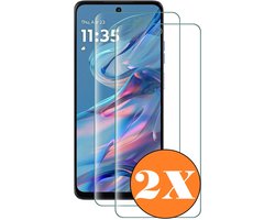Screenprotector geschikt voor Motorola Moto G45 / G34 5G - gehard Glas Tempered Glass - 2 Stuks