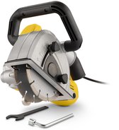 Powerplus POWX0640 Muurfrees - Sleufmachine - Sleuvenfrees - 1700W - 2x Ø150mm - Softstart - Zaagbladen verstelbaar - Incl. gereedschapskoffer, 2 diamantzaagbladen en stofzuigadaptor