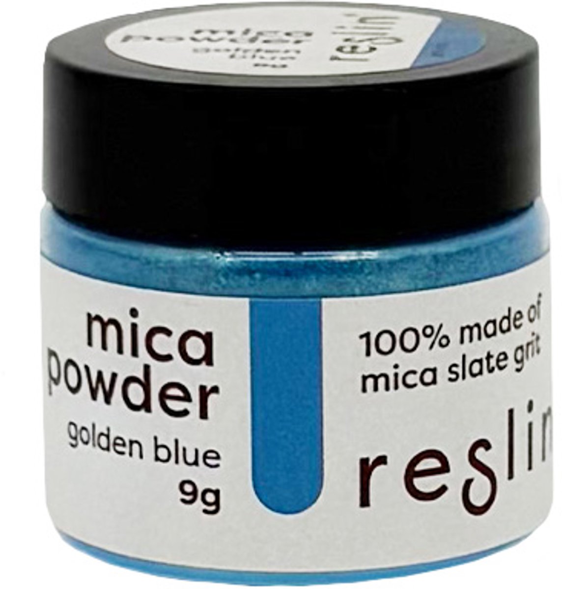 Reslin mica poeder 9gr goudblauw