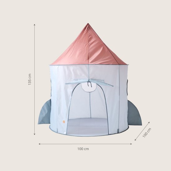 besrey 2-in-1 kindertent, speelhuis voor binnen met mat en verlichting, kinderbedtent, speeltent voor binnen, prinsessentent, kinderspeelhuis, knuffelhoek kinderkamer decoratie vanaf 3 jaar, beige
