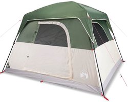vidaXL - Tent - 4-persoons - waterdicht - groen