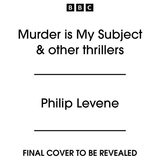Murder is My Subject & other thrillers - cover