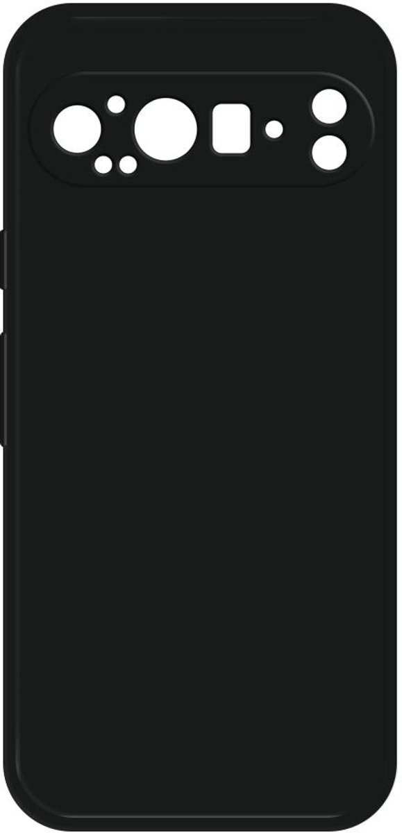 Hoesje voor Google Pixel 9 Pro XL - Phonesta Color Silicone Back Cover - Zwart