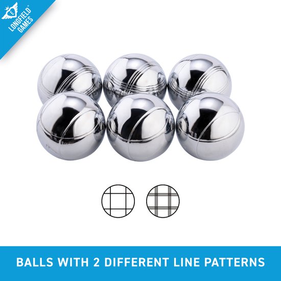 Jeu de Boules Set - 8 Ballen In Tas - 7.3 CM - Inclusief Houten Bal En Afstand Meter