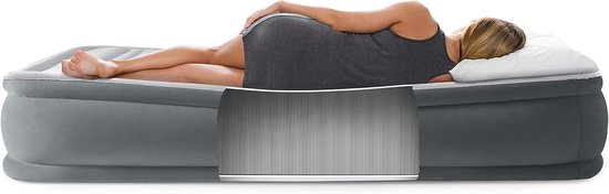 Twin Comfort-Plush Luchtbed met Fiber-Tech RP - Afmetingen 99 cm x 191 cm x 33 cm - Intex — afbeelding 3