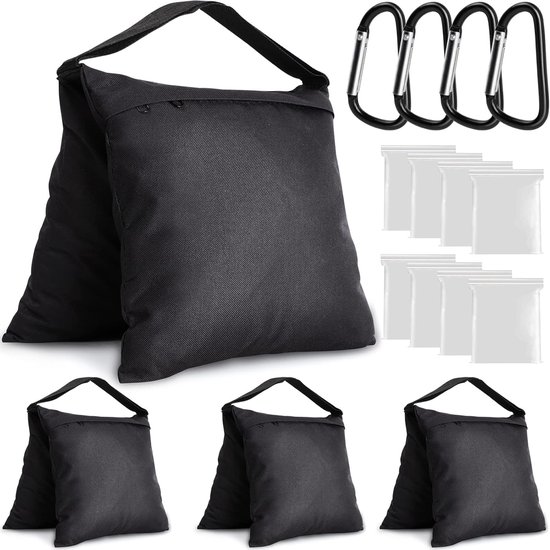 URPIZY Nylon draagtas voor microfoonstatief, monopod, paraplu, fotografie- accessoires, zwart, 100 x 20 cm, 100 x 20 cm, Compact