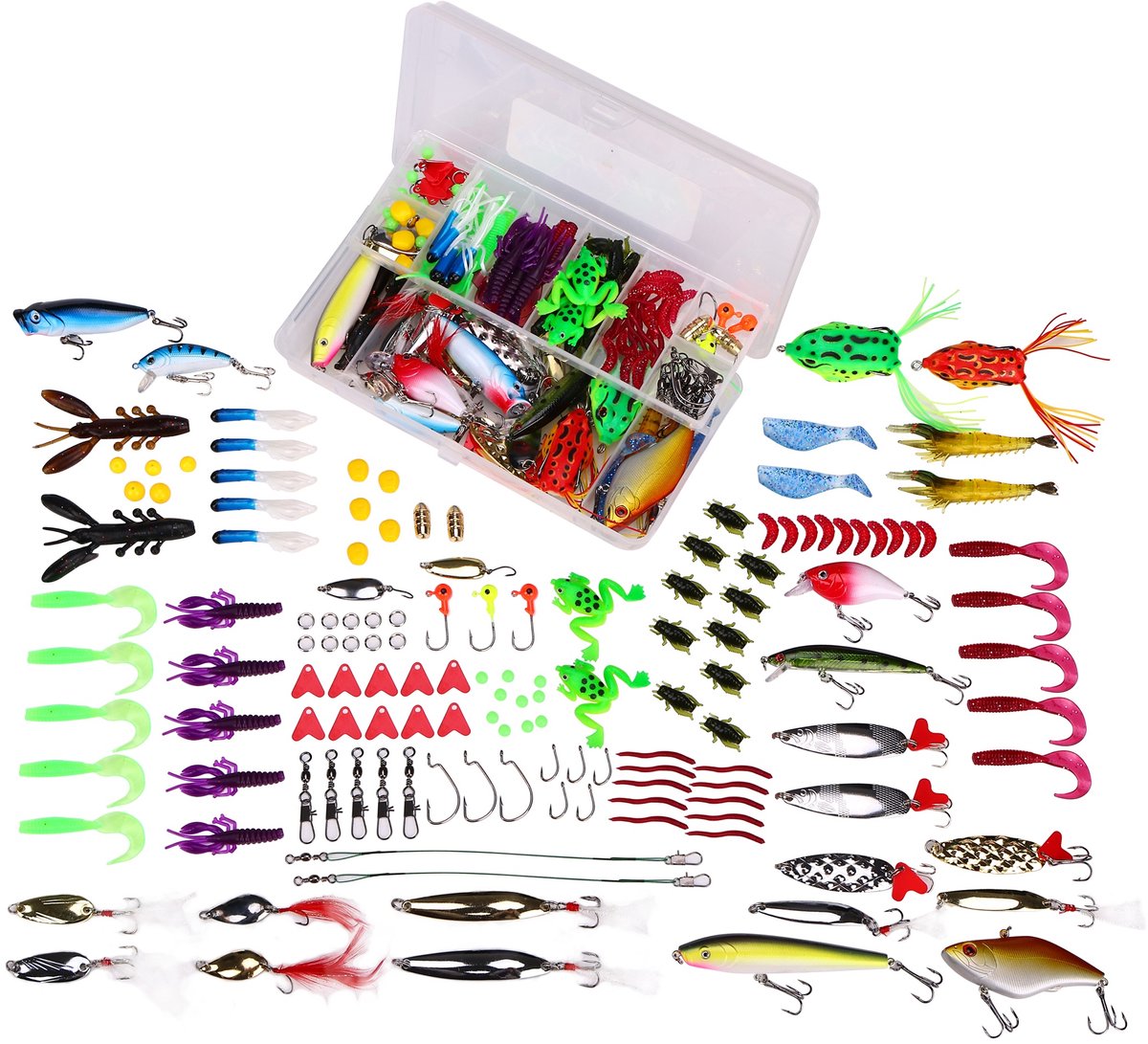 Fish4All Multi Lure Box (141 Stuks) | Kunstaas set