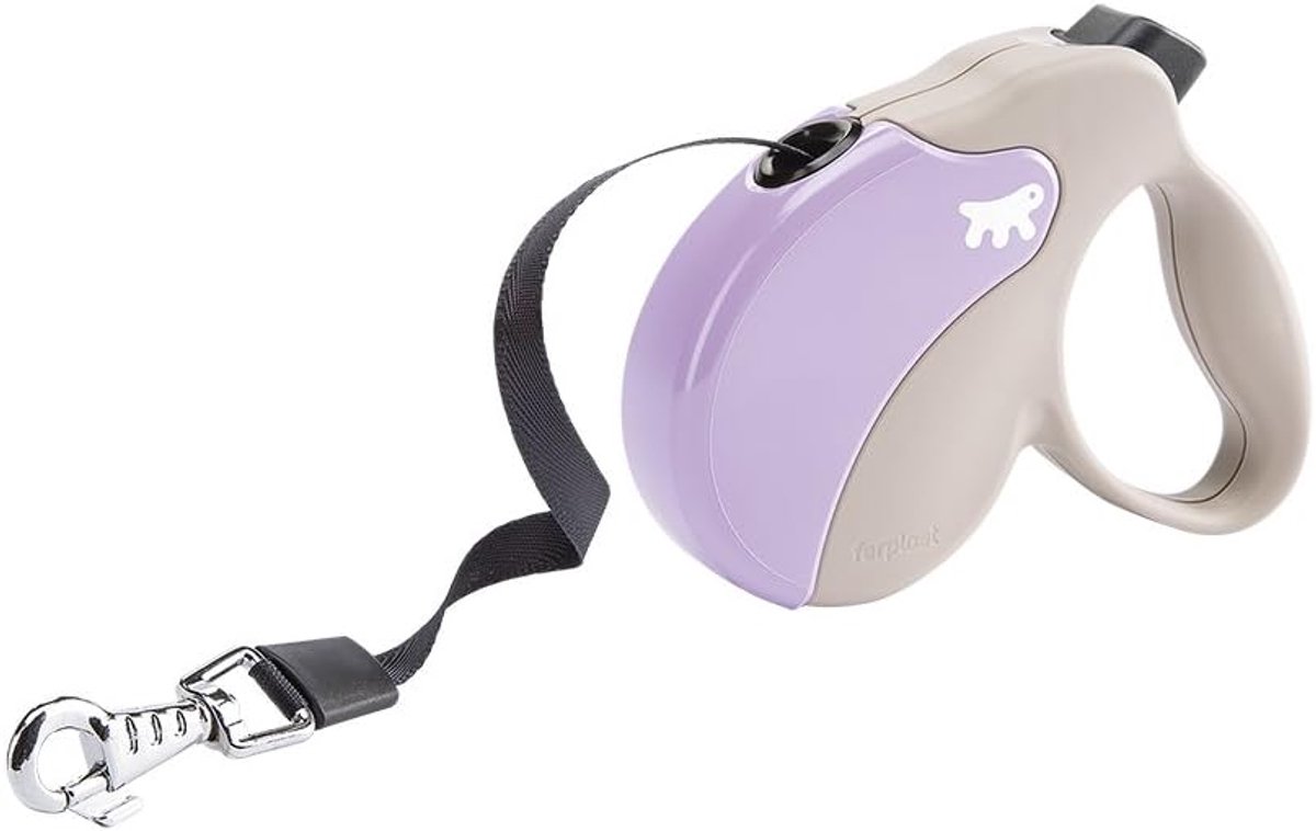 Uitschuifbare hondenriem voor kleine honden tot 12 kg - Ergonomisch en duurzaam - Max. 3 m