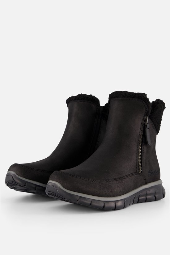 Skechers Synergy-Collab Dames Laarzen - Zwart - Maat 40