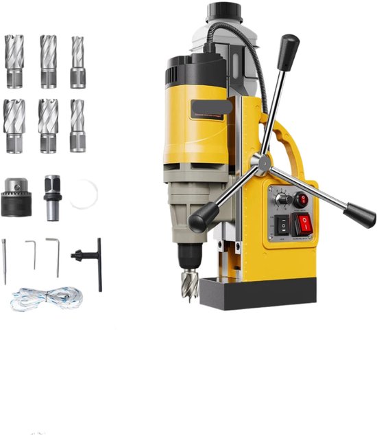 VEVOR Perceuse Magnétique Carotteuse à Diamant 1550 W 13000 N 50 mm 500