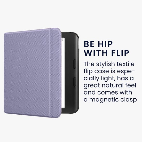 kwmobile Hoesje geschikt voor Kobo Libra Colour - Nylon eReader case geschikt voor Kobo Libra Colour van Merkloos — afbeelding 5