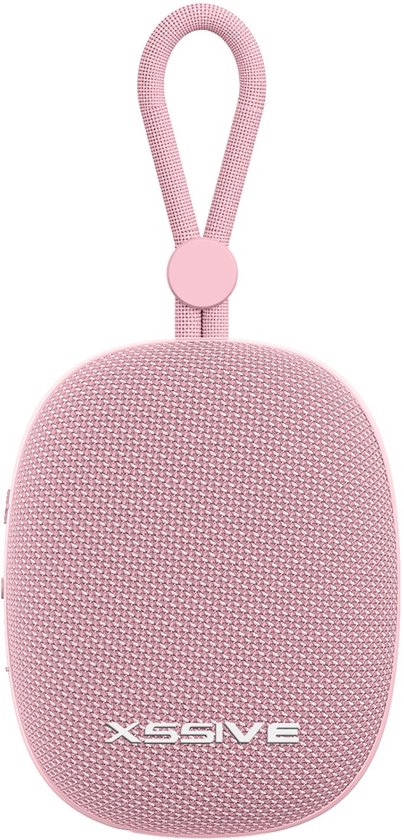 Mini Bluetooth Speaker 5.3 Draadloos Klein Spatwaterbestendig 12+ Uur Batterij Rose Goud