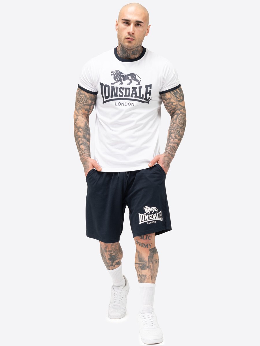 Lonsdale Maist T-shirt & korte broek set, normale pasvorm