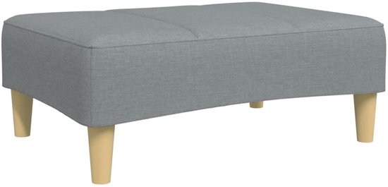 Repose-pied bleu 77x55x31 cm velours