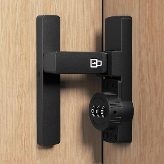 Codelijkslot, deurgrendel met wachtwoordvergrendeling, zinklegering, 2 Installatiemethoden, geschikt voor keuken, badkamer, slaapkamer (Zilver 180 Codelijkslot, deurgrendel met wachtwoordvergrendeling, zinklegering, 2 Installatiemethoden, geschikt voor keuken, badkamer, slaapkamer (Zilver 180